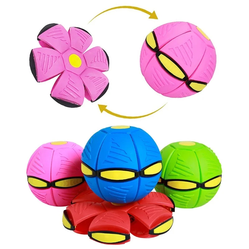 Toys Magic Funny Pet Flying Outdoor Dog Training Toy Pelota Perro Dogs Accessoires Futurism Saucer Ball