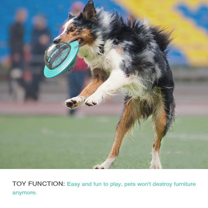 Dog Slow Feeder Toy Leaking Food Dispenser Doggie Toy Planet Flying Disc Designed Multifunctional Dog Interact Toys Pet Supplies