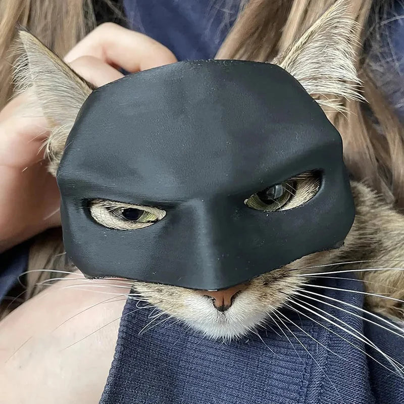 New Bat Cat Avenger Mask Cosplay Hat Cat toys Ornament Cool Batman Cat Masks Pet Supplies Decoration Sales