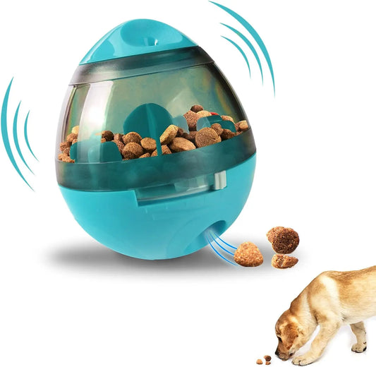 Dog Treat Ball, Adjustable Dog Treat Dispensing Dog Toys, Interactive Food Puzzles Ball for Dogs, Pet Slow Feeder Ball