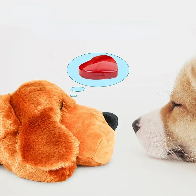 Pet Heartbeat Puppy Behavioral Training Dog Plush Pet Comfortable Snuggle Anxiety Relief Sleep Aid Doll