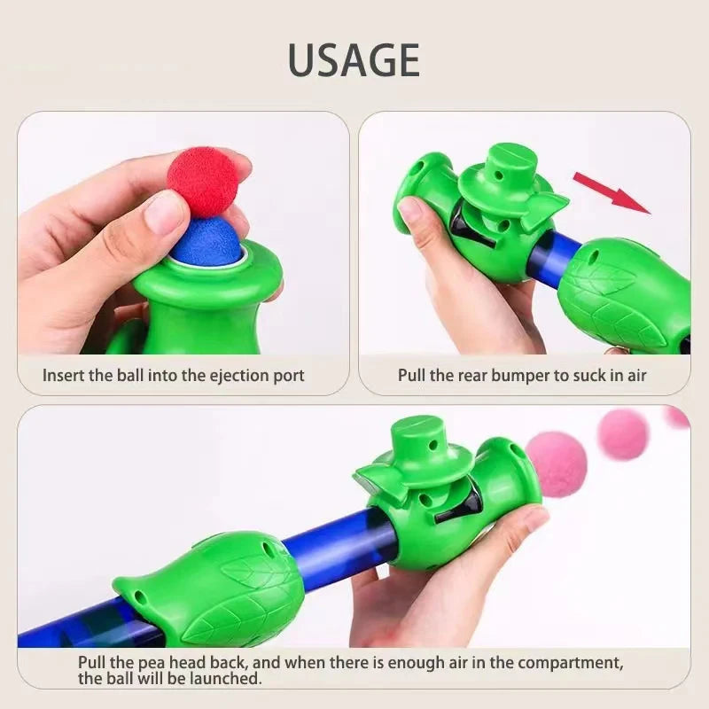 1 Set Cat Toy Pet Interactive Toys Ball Kitten Puppy Play Training Game EVA Ball Launcher Continuous Shooting Toys Cat Supplies