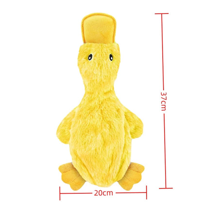 Dog Plush Sound Toy Yellow Duck Pet Interactive Training Stuffed Toys Cute No Fill Chewing Pet Supplies For Cat