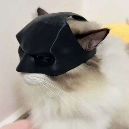 TONG Cat Bat Cool Man Mask Cat Avenger Mask Matte Cute Bat Mask Superhero Toys Cat Bat Pet Man Mask for Cats